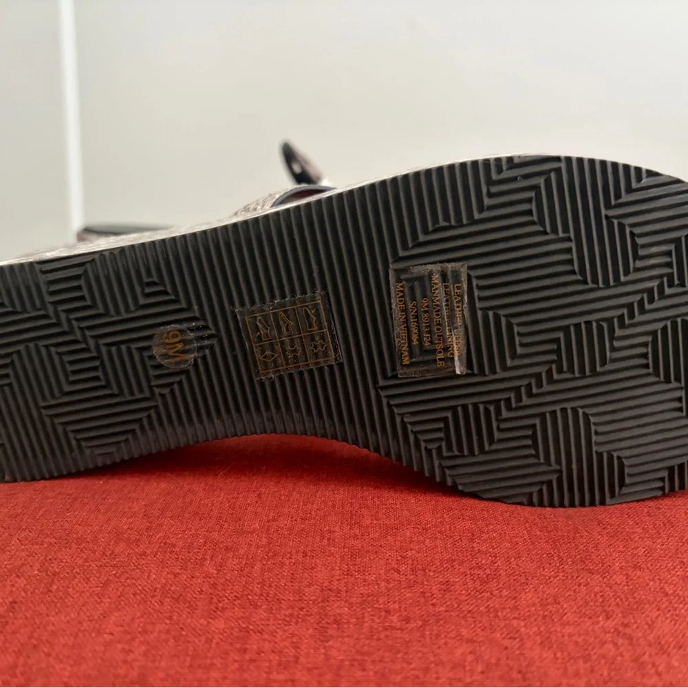 Tory Burch Snake Printed Miller Platform Thong Sandals